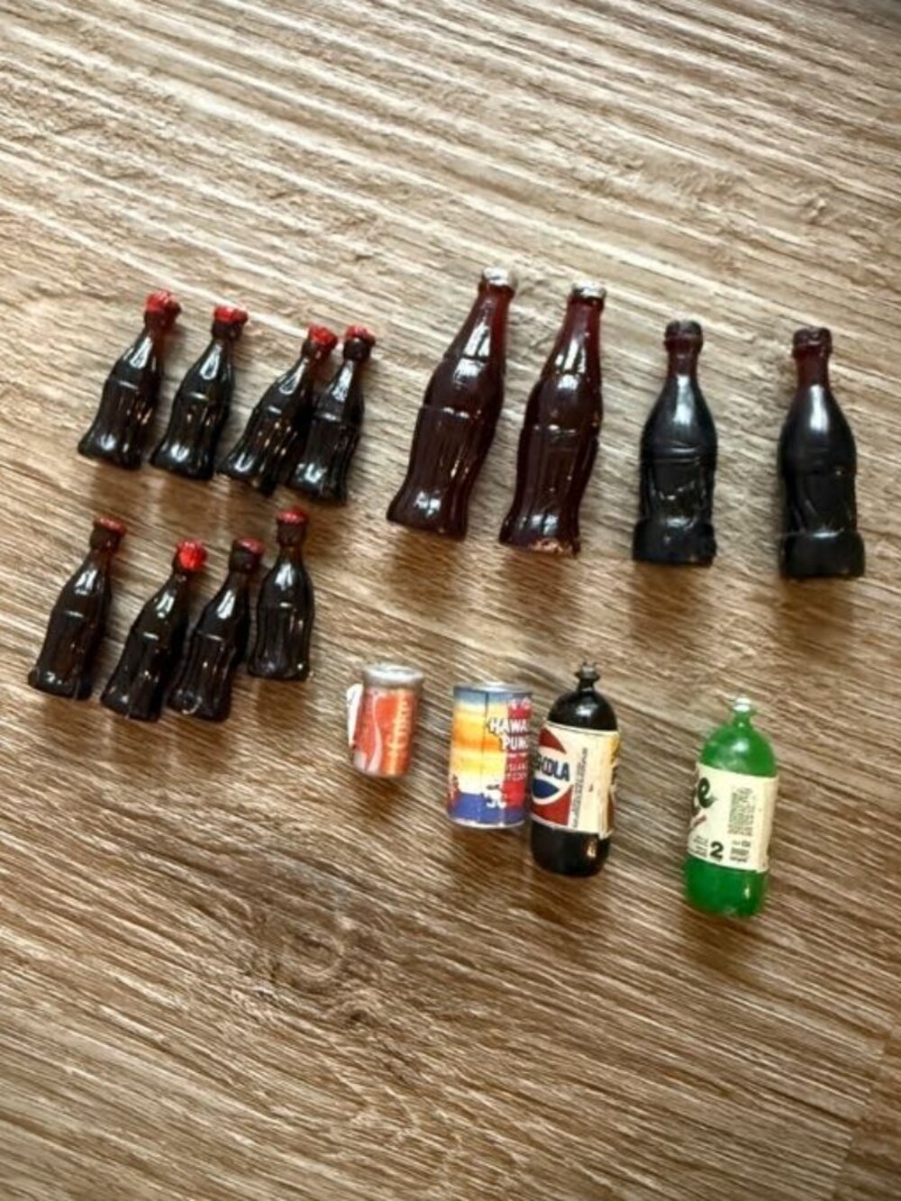 Vintage barbie toy set kitchen food sodas cola food